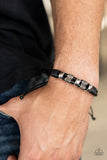 Urban Cattle Drive - Black  Paparazzi Unisex Urban Bracelet