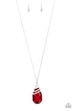 Demandingly Diva - Red  Paparazzi Long Necklace