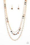 Artisanal Abundance - Multi  Paparazzi Long Necklace