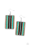 Beadwork Wonder - Black  Paparazzi Earrings