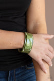 Geo Glamper - Green Paparazzi Urban Bracelet