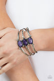 Extra Earthy - Purple Paparazzi Cuff Bracelet