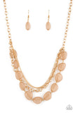 Pumped Up Posh - Gold Paparazzi Necklace