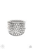 Dotted Decorum - Silver  Paparazzi Ring