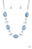 The Top TENACIOUS - Blue Paparazzi Faux Stone Necklace