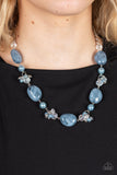 The Top TENACIOUS - Blue Paparazzi Faux Stone Necklace