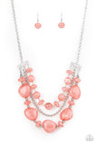 Oceanside Service - Pink Paparazzi Necklace