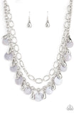 Beachfront Fabulous - Silver Paparazzi Necklace