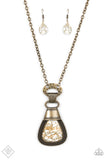 Rodeo Royale - Brass  Paparazzi  Necklace