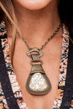 Rodeo Royale - Brass  Paparazzi  Necklace