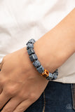 Glaze Craze - Blue  Paparazzi Urban Unisex Bracelet