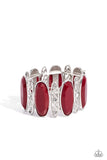 Saturated Sparkle - Red Paparazzi Bracelet