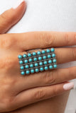 Pack Your SADDLEBAGS - Blue  Paparazzi Ring