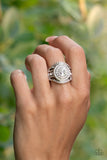 Understated Drama - White Paparazzi Bling ring