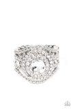 Understated Drama - White Paparazzi Bling ring