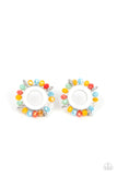 Nautical Notion - Paparazzi Ring of Multi Crystal-like Beads Earrings