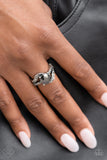 Blockbuster Boom - Silver Paparazzi Ring