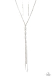 Impressively Icy - White  Paparazzi LOP Necklace