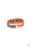 Creek Cache - Brass Paparazzi Urban Snap Bracelet