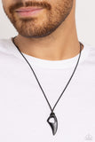 Summer Shark - Black Unisex Paparazzi Necklace