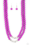 Summer Splash - Purple Paparazzi Necklace