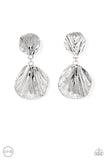 Metro Mermaid - Silver Paparazzi Earrings