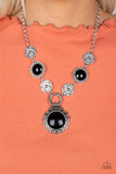 Poppy Persuasion - Black Paparazzi Necklace