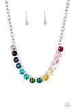 Rainbow Resplendence - Multi Paparazzi June LOP Necklace