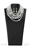 The Courtney  ~ 2022 ~Paparazzi ~  Zi  Signature Collection ~ Lustrous White Pearls Necklace