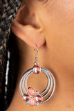 Dreamy Dewdrops - Paparazzi Orange Earrings