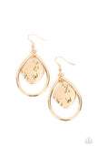 Artisan Refuge - Gold Paparazzi Earring