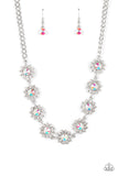 Blooming Brilliance - Multi Paparazzi Shiny White Petal Floral Necklace