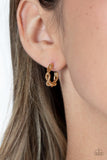 Infinite Incandescence - Gold Paparazzi Earrings