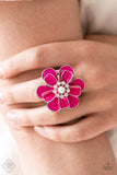 Budding Bliss - Pink Paparazzi Fashion Fix Ring