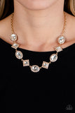 Diamond of the Season - Gold Paparazzi Necklace