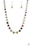 Kaleidoscope Charm - Multi Paparazzi  Necklace