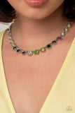 Kaleidoscope Charm - Multi Paparazzi  Necklace