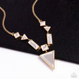 Fetchingly Fierce - Gold Paparazzi Necklace