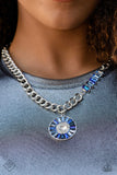 Tiered Talent - Blue Paparazzi Necklace