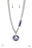 Tiered Talent - Blue Paparazzi Necklace