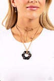 Tied Triumph - Black Paparazzi Necklace