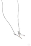 INITIALLY Yours - K - Multi Iridescent Rhinestone Necklace