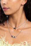 Easygoing Emeralds - Multi Paparazzi Emerald Cut Gem Necklace