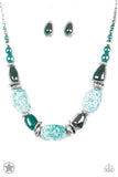 In Good Glazes Necklace Set-Black