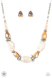 In Good Glazes Necklace Set-Blue